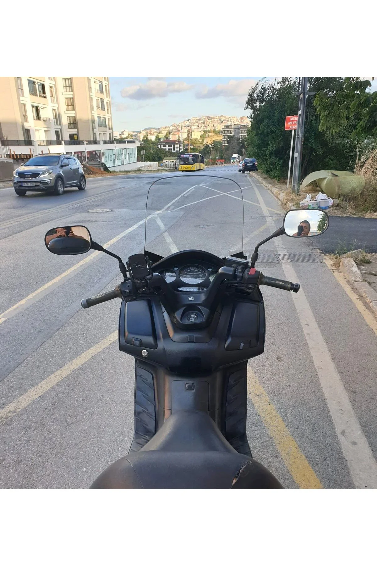 Honda Silverwing SWT 400 Ön Cam 2006-2009 Model 56cm Şeffaf Renkl