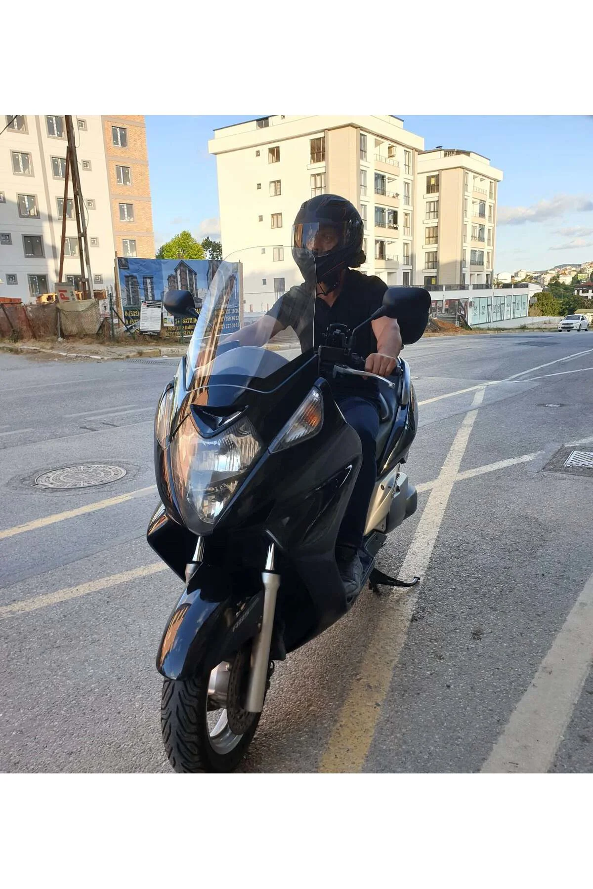 Honda Silverwing SWT 400 Ön Cam 2006-2009 Model 56cm Şeffaf Renkl