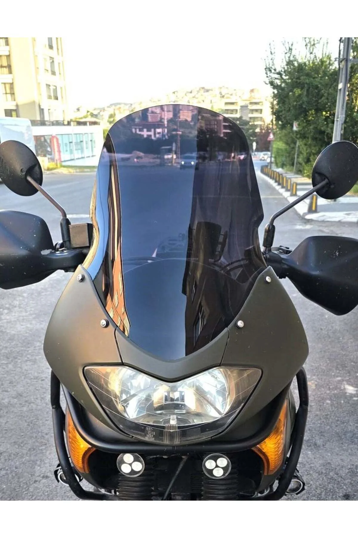 Honda Transalp XL 650 Ön Cam 2000-2008 Model 54cm Siyah Renkli 4m