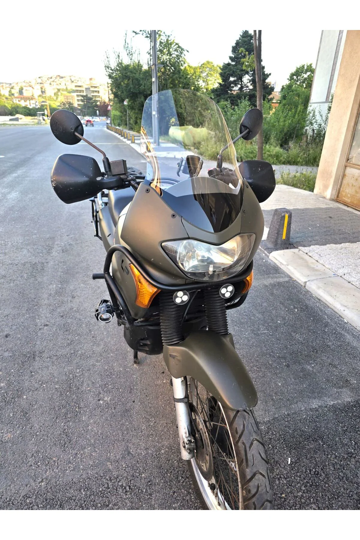 Honda Transalp XL 650 Ön Cam 2000-2008 Model 54cm Şeffaf Renkli 4mm