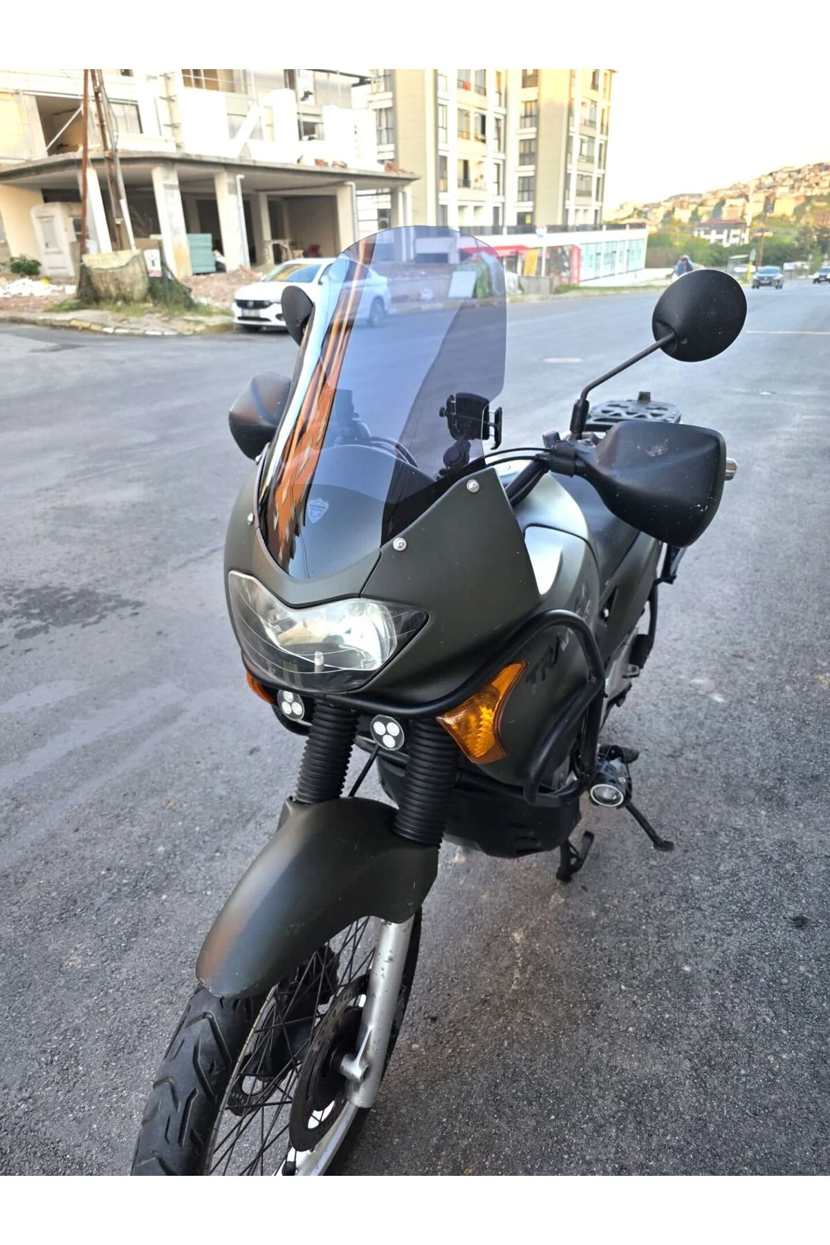 Honda Transalp XL 650 Ön Cam 2000-2008 Model 54cm Füme Renkli 4mm