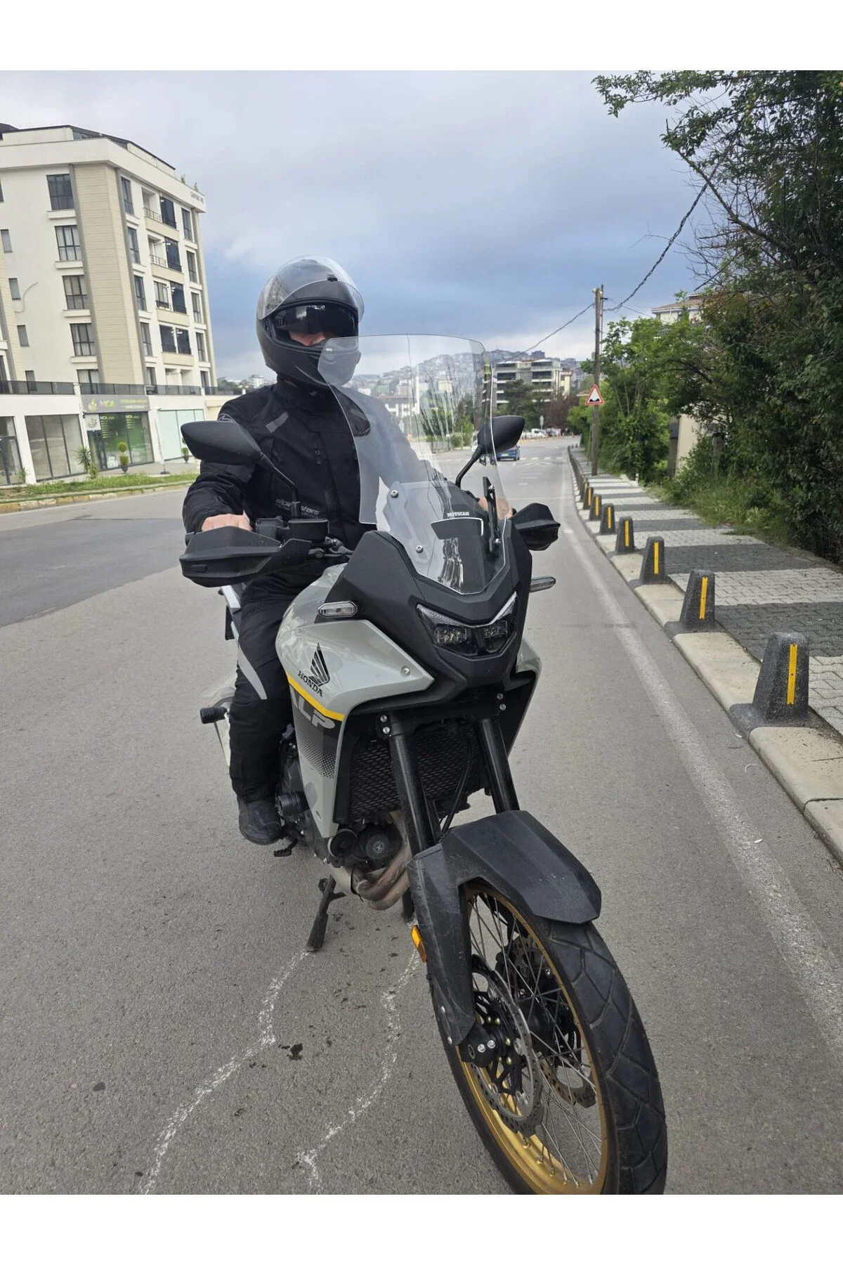 Honda Transalp XL 750 Ön Cam 2025-2026 Model 53cm Şeffaf Renkli 4