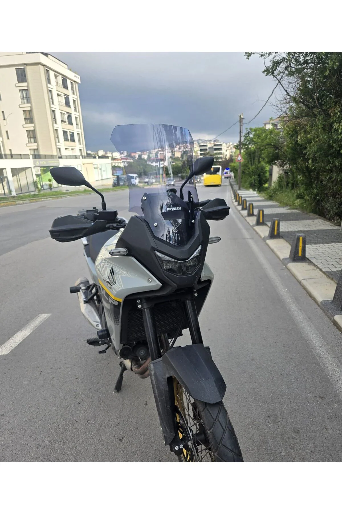 Honda Transalp XL 750 Ön Cam 2025-2026 Model 53cm Füme Renkli 4mm