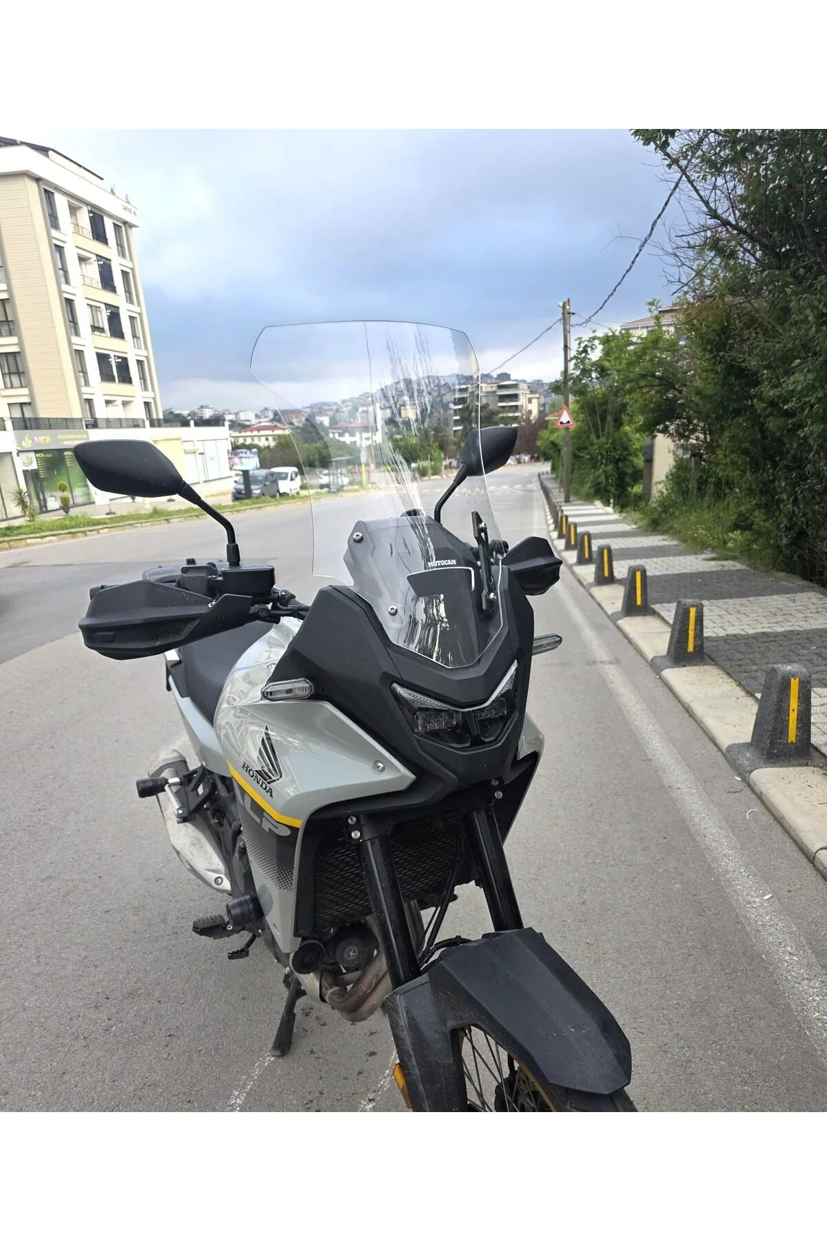 Honda Transalp XL 750 Ön Cam 2025-2026 Model 53cm Şeffaf Renkli 4