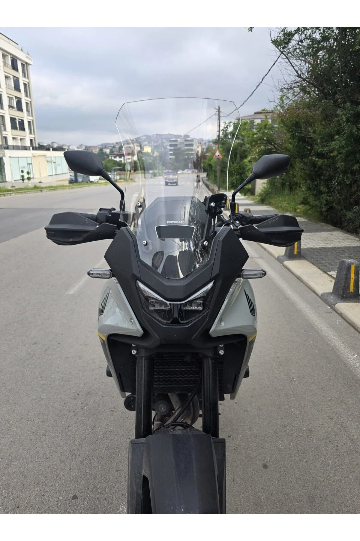 Honda Transalp XL 750 Ön Cam 2025-2026 Model 53cm Şeffaf Renkli 4