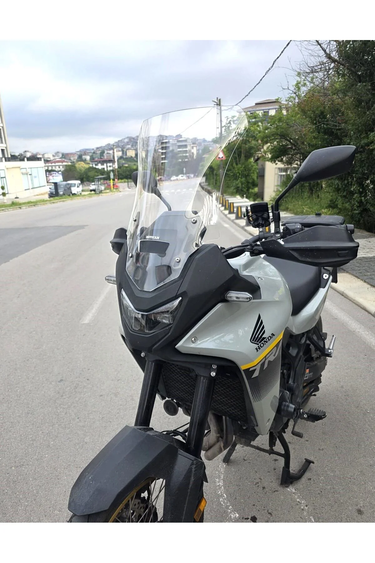 Honda Transalp XL 750 Ön Cam 2025-2026 Model 53cm Şeffaf Renkli 4