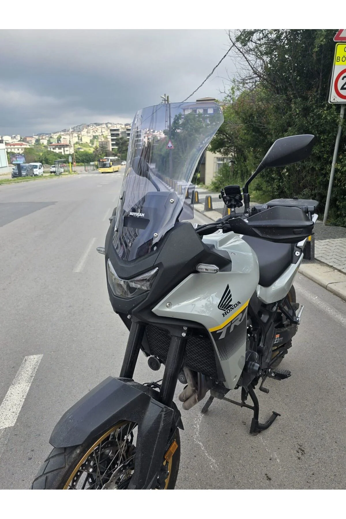 Honda Transalp XL 750 Ön Cam 2025-2026 Model 53cm Füme Renkli 4mm