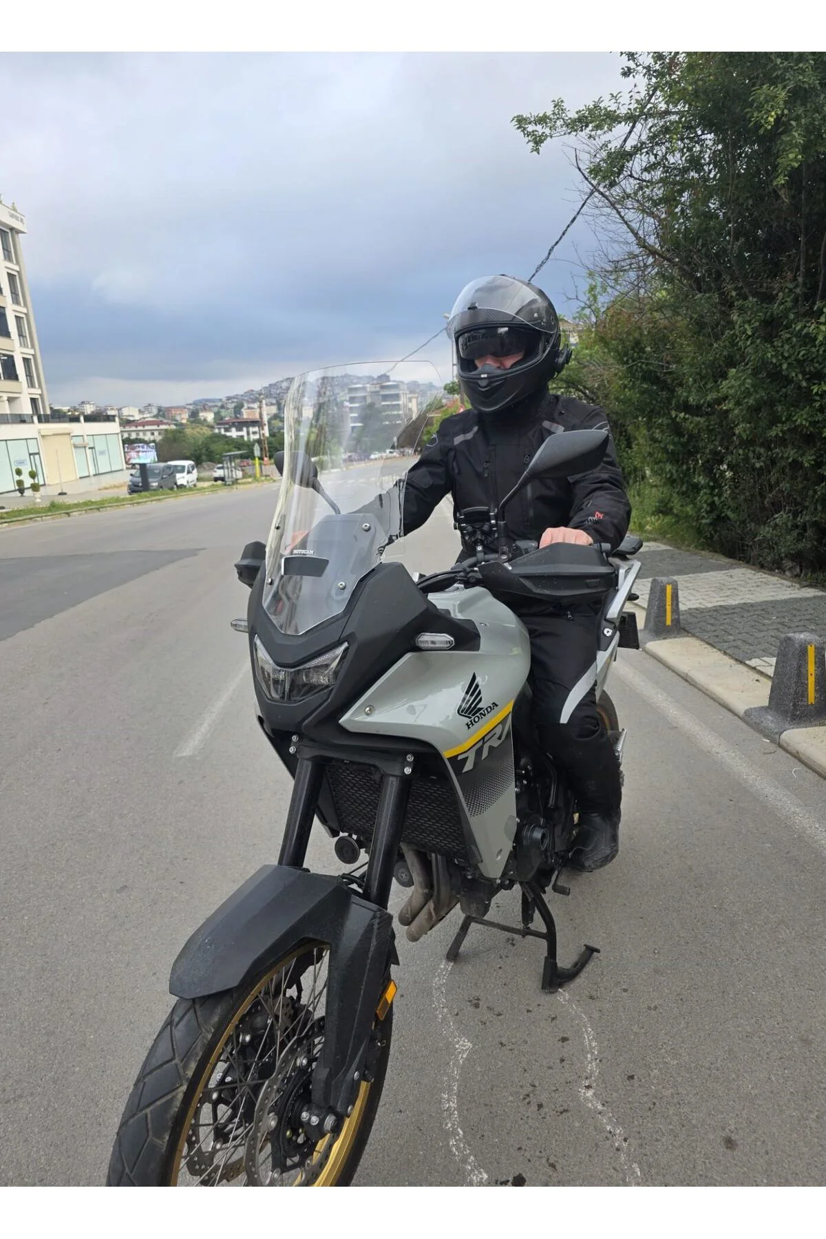 Honda Transalp XL 750 Ön Cam 2025-2026 Model 53cm Şeffaf Renkli 4