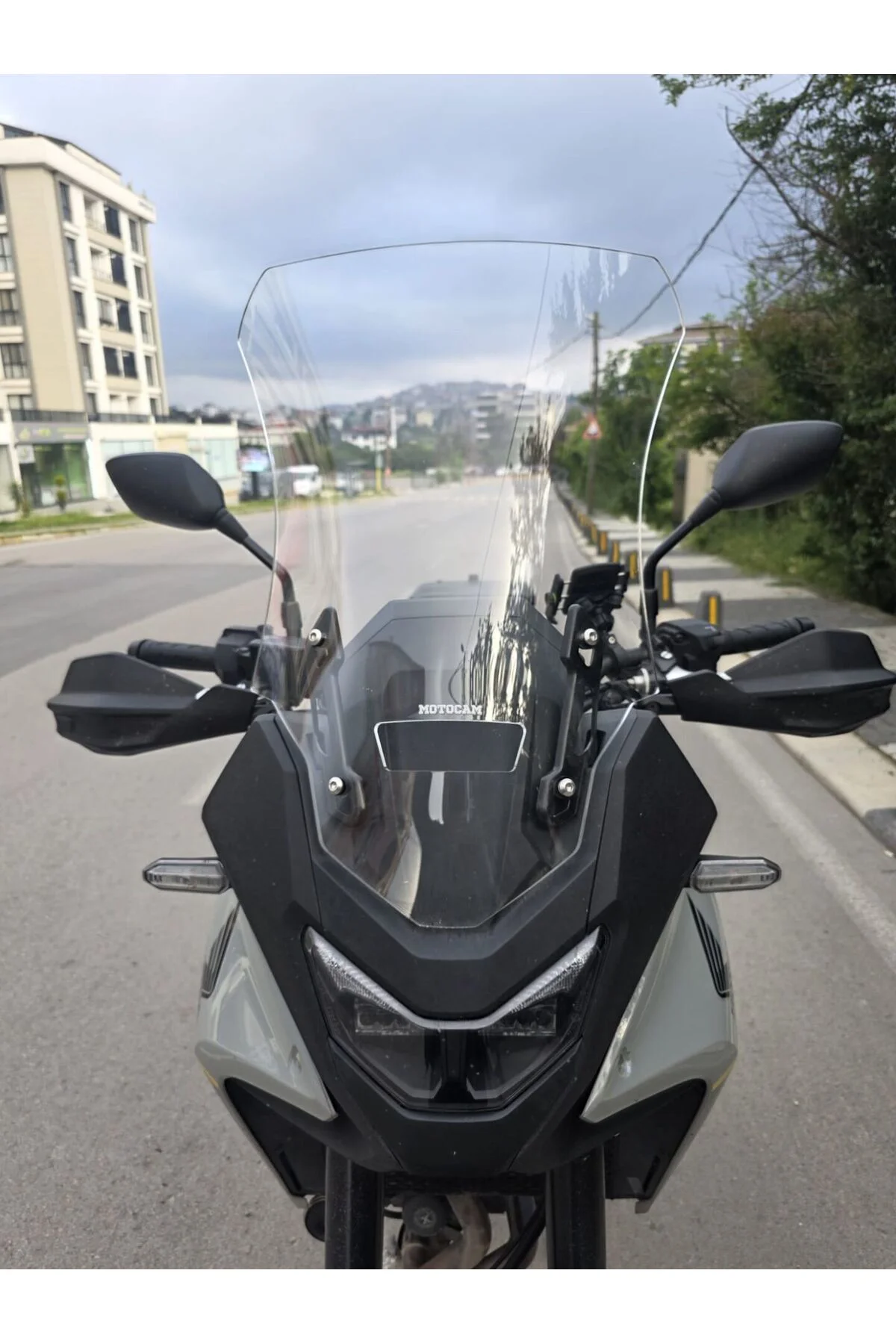 Honda Transalp XL 750 Ön Cam 2025-2026 Model 53cm Şeffaf Renkli 4