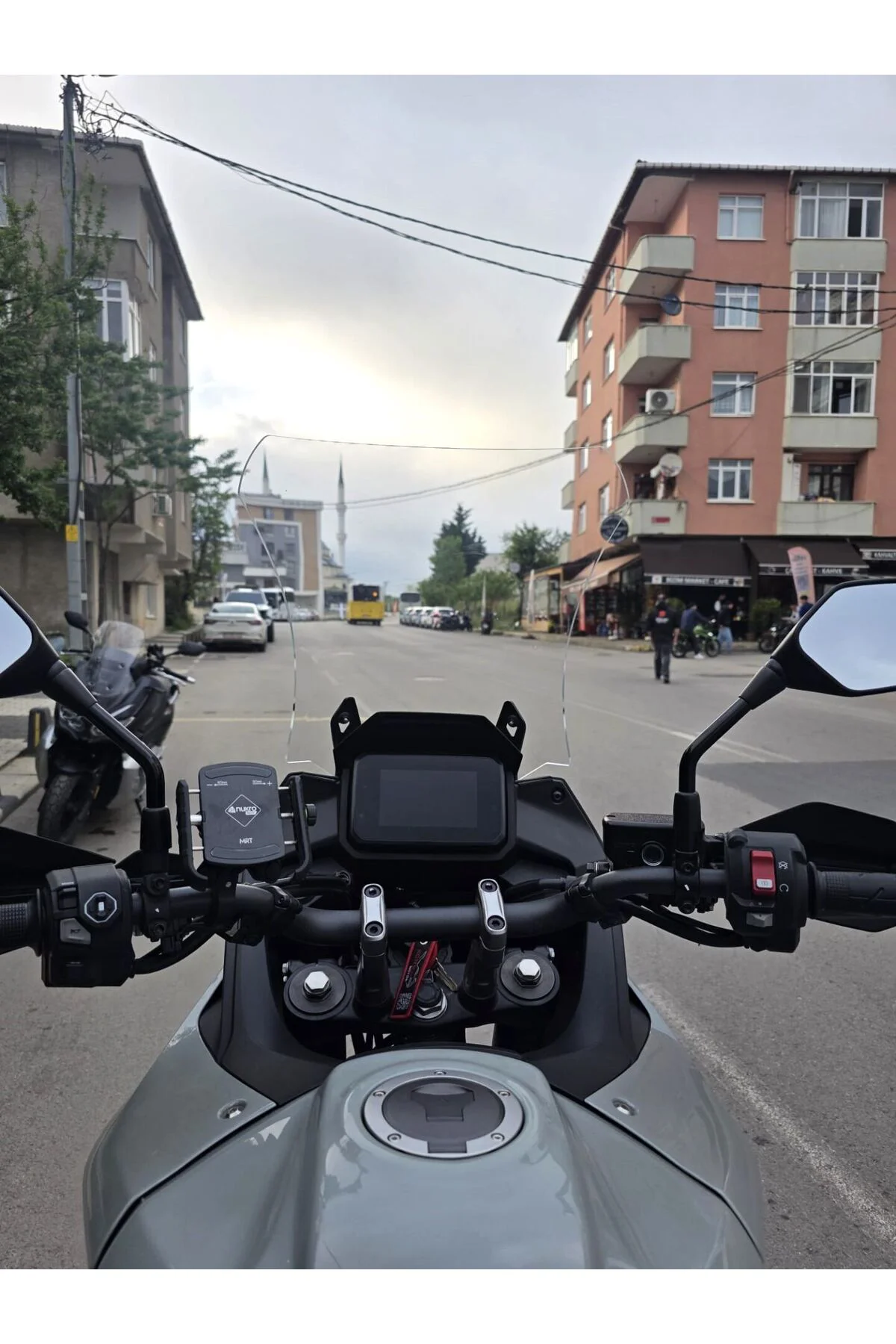 Honda Transalp XL 750 Ön Cam 2025-2026 Model 53cm Şeffaf Renkli 4