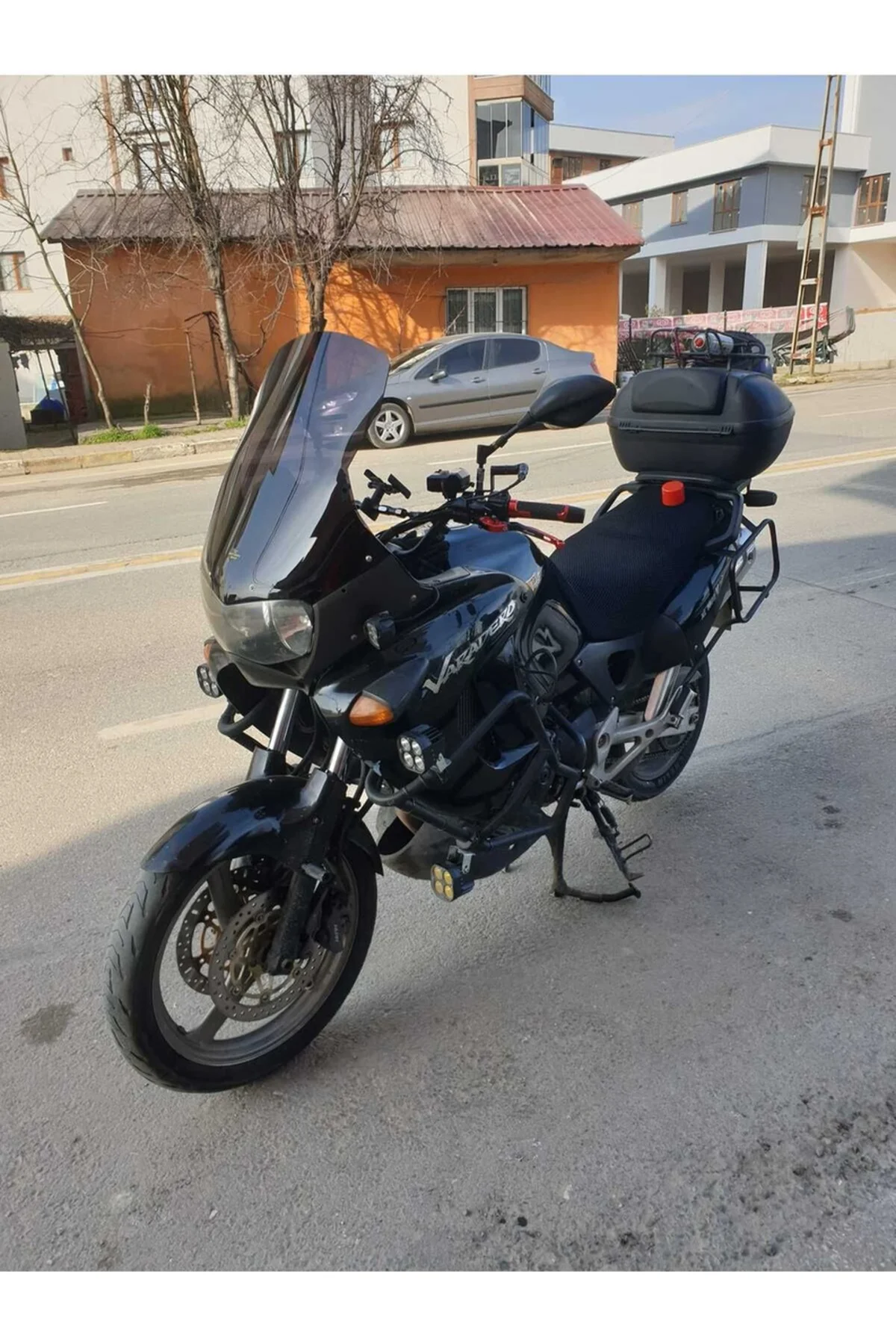 Honda Varadero Ön Cam 1999-2003 Model 54cm Siyah Renkli 4mm