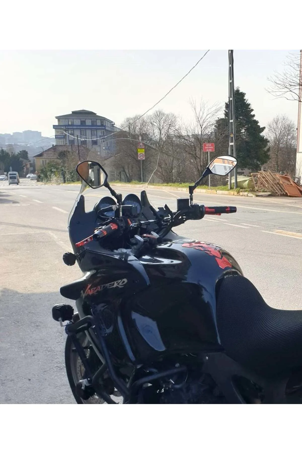 Honda Varadero Ön Cam 1999-2003 Model 54cm Şeffaf Renkli 4mm