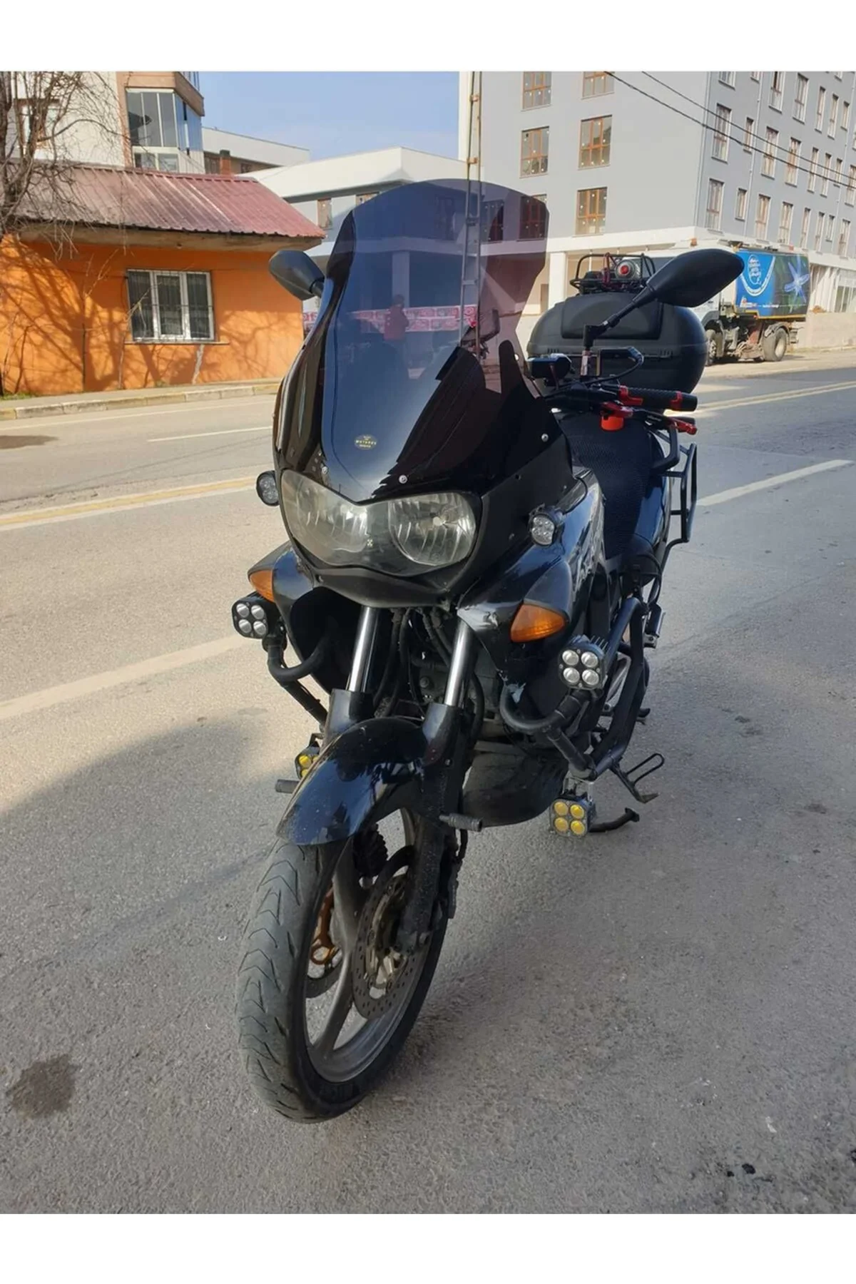Honda Varadero Ön Cam 1999-2003 Model 54cm Siyah Renkli 4mm