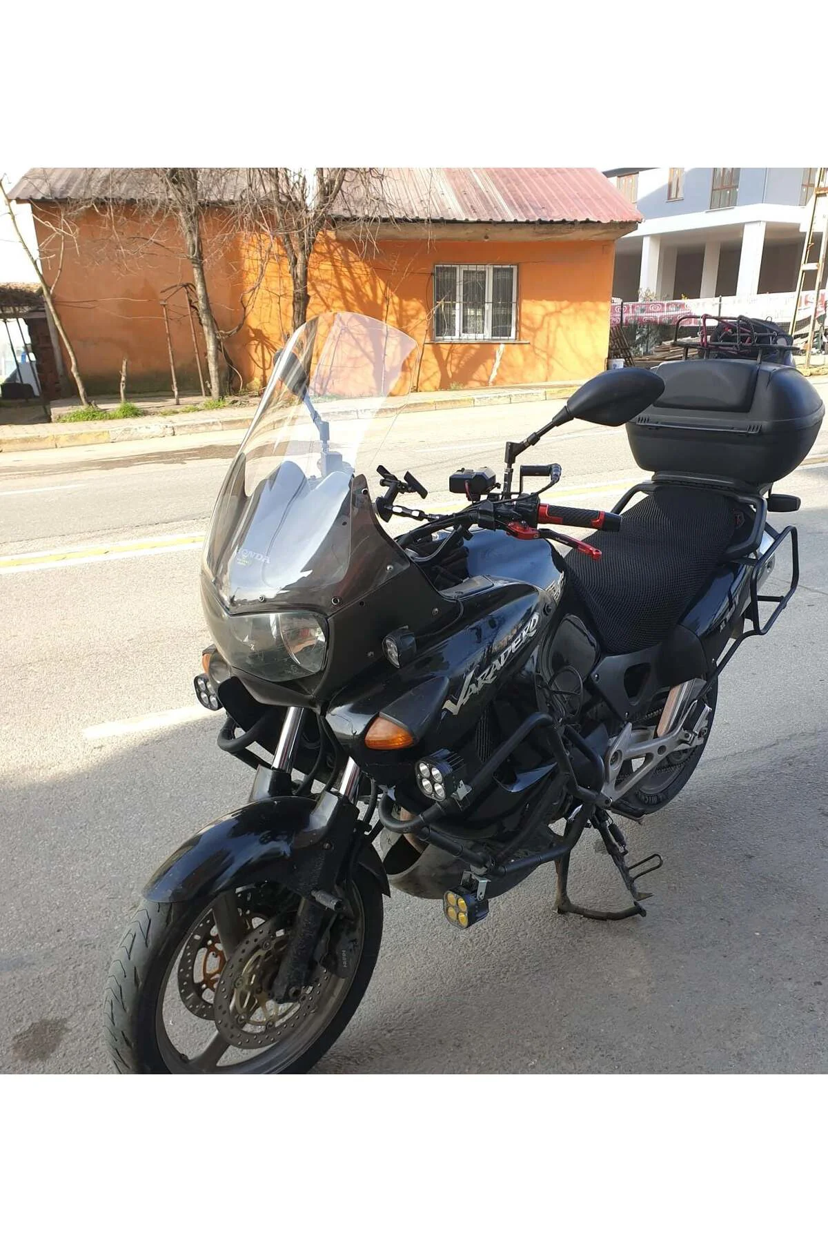 Honda Varadero Ön Cam 1999-2003 Model 54cm Şeffaf Renkli 4mm