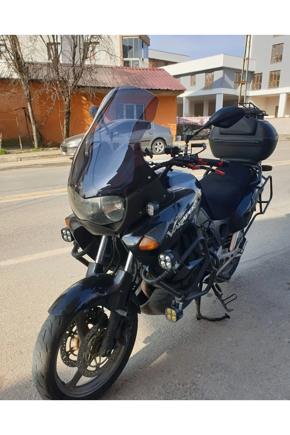 Honda Varadero Ön Cam 1999-2003 Model 54cm Füme Renkli 4mm