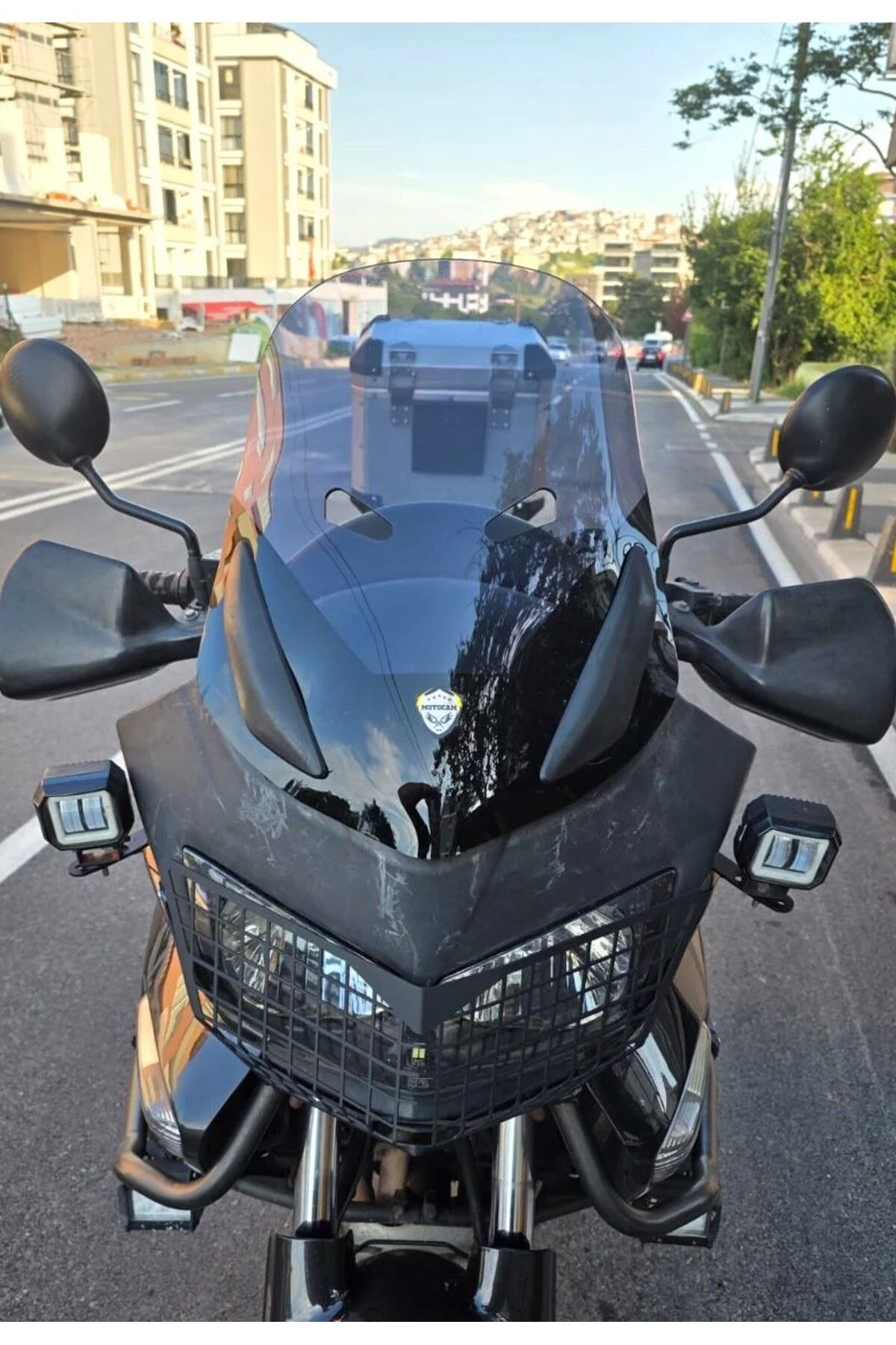 Honda Varadero XL 1000 Ön Cam 2004-2011 Model 48cm Füme Renkli 4mm