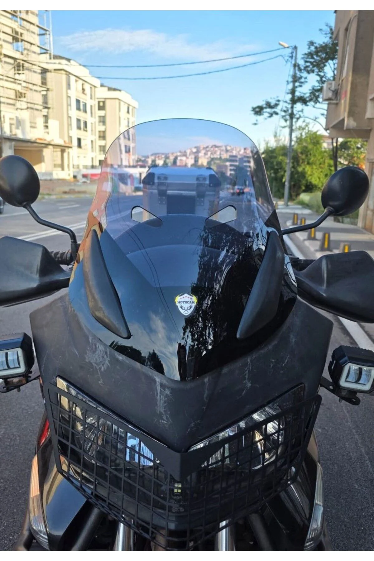 Honda Varadero XL 1000 Ön Cam 2004-2011 Model 48cm Füme Renkli 4mm