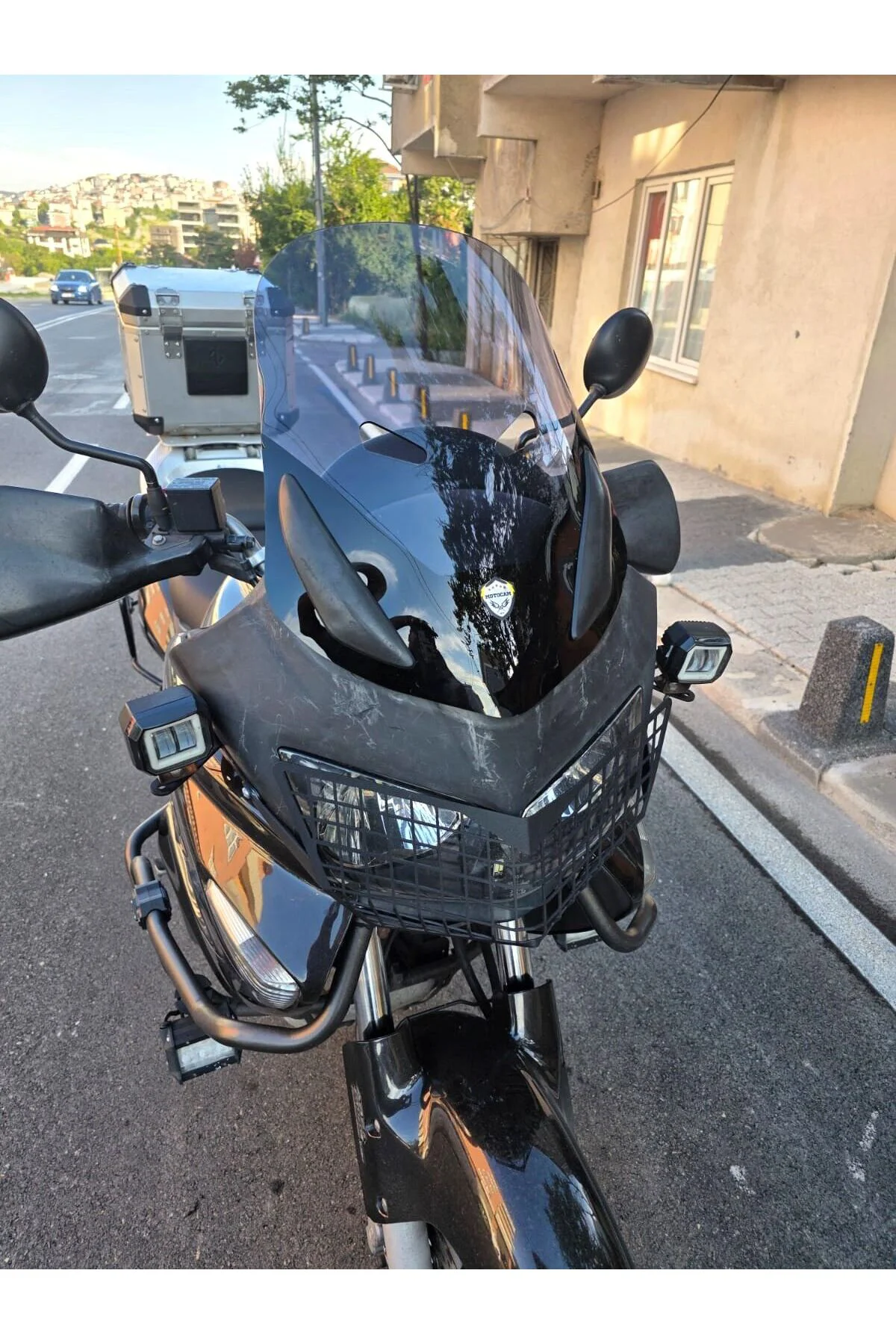 Honda Varadero XL 1000 Ön Cam 2004-2011 Model 48cm Füme Renkli 4mm