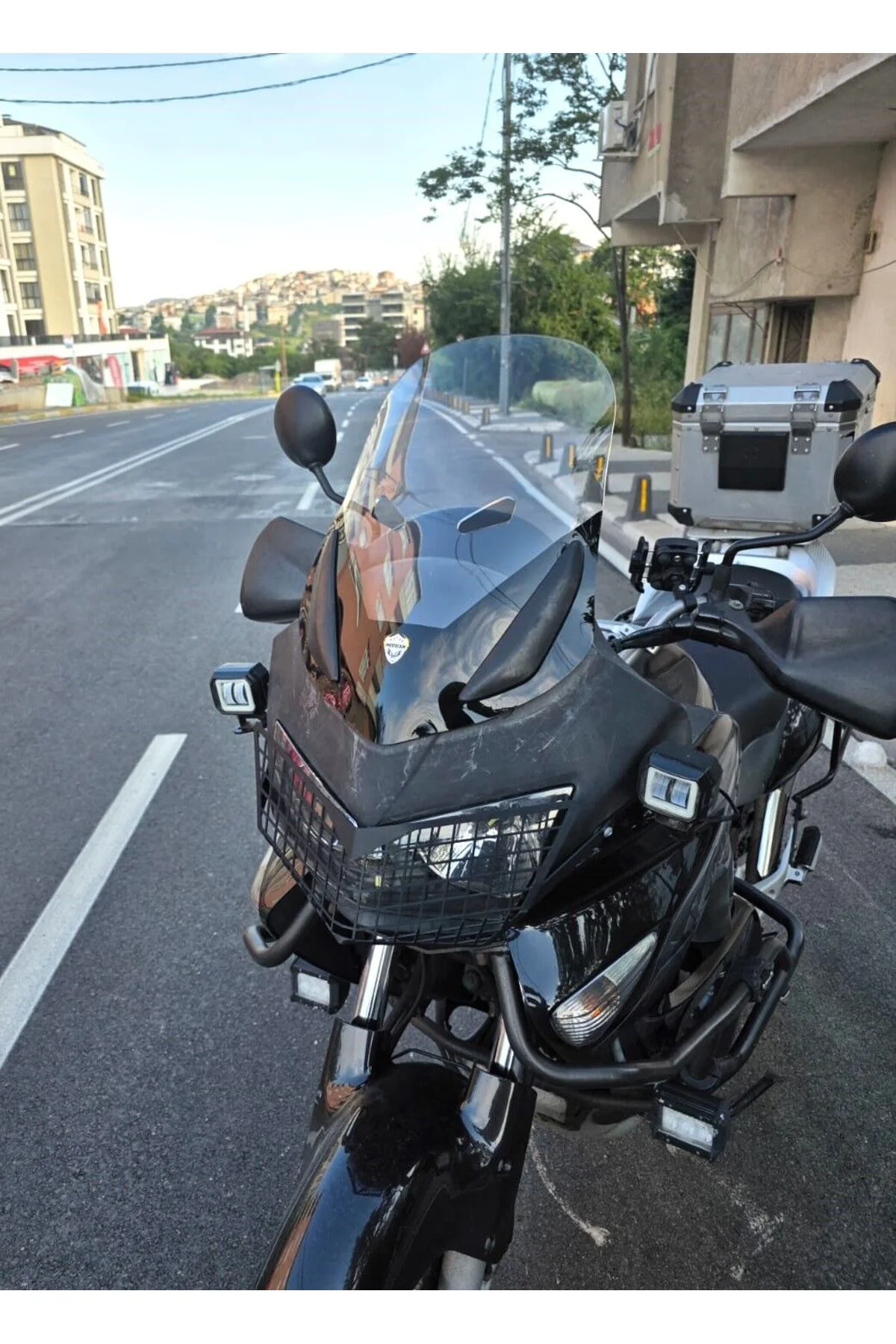 Honda Varadero XL 650 Ön Cam 2004-2011 Model 48cm Şeffaf Renkli 4mm