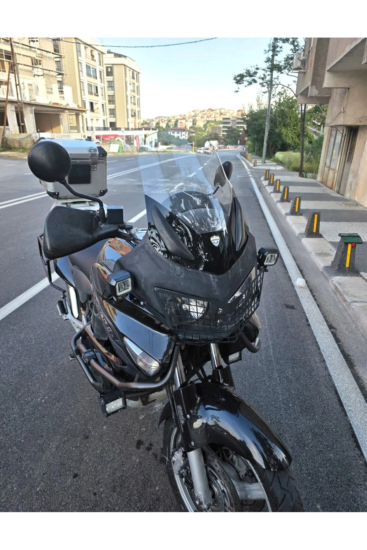 Honda Varadero XL 650 Ön Cam 2004-2011 Model 48cm Şeffaf Renkli 4mm