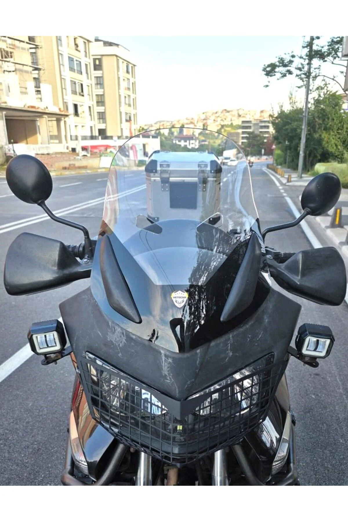 Honda Varadero XL 650 Ön Cam 2004-2011 Model 48cm Şeffaf Renkli 4mm