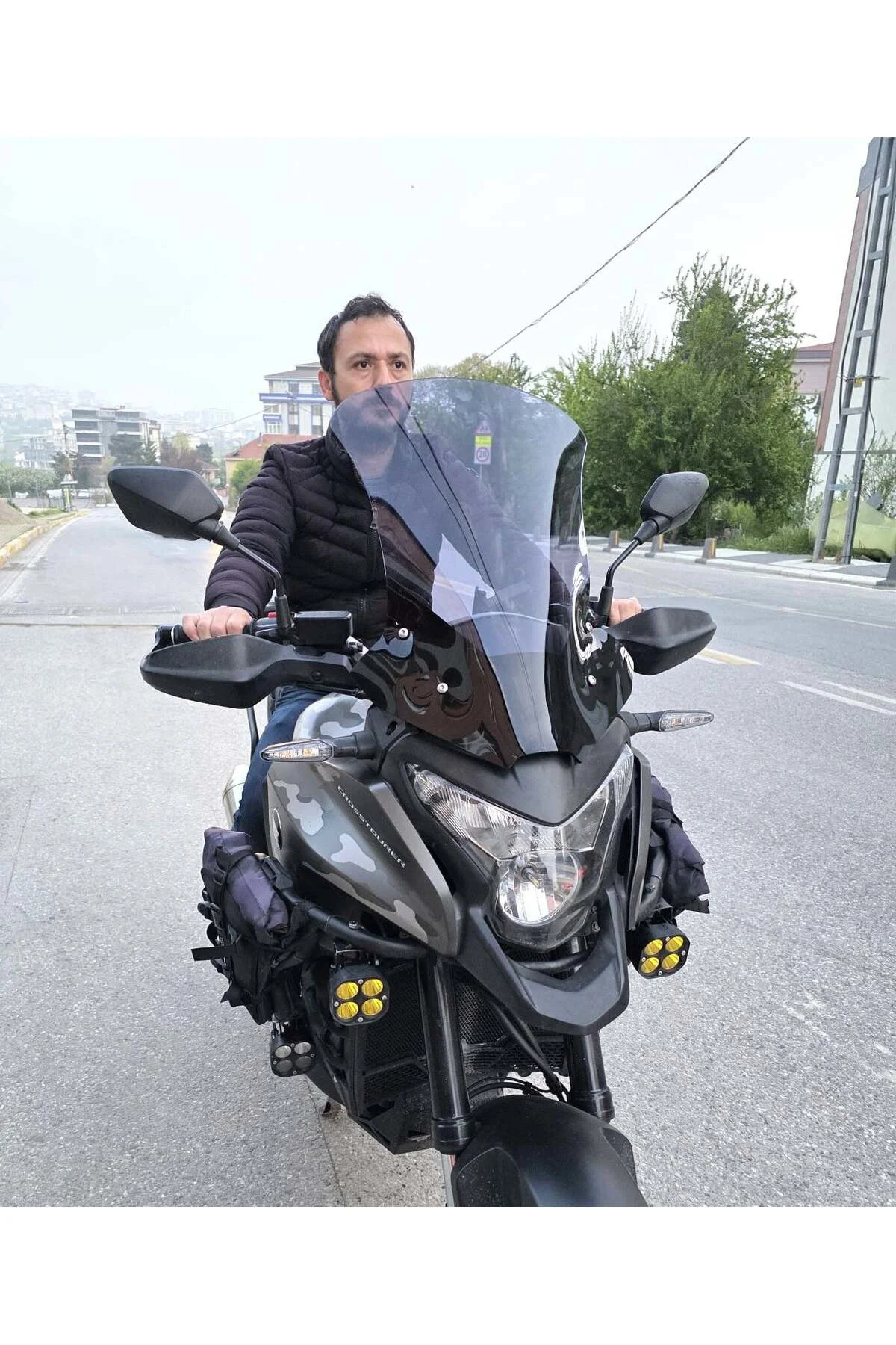 Honda VFR 1200 Ön Cam 2012-2015 Model 58cm Füme Renkli 4mm
