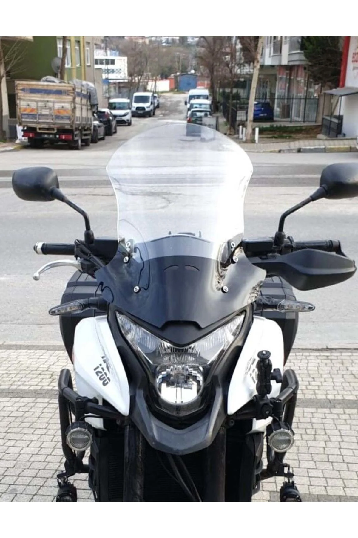Honda VFR 1200 Ön Cam 2012-2015 Model 50cm Şeffaf Renkli 4mm