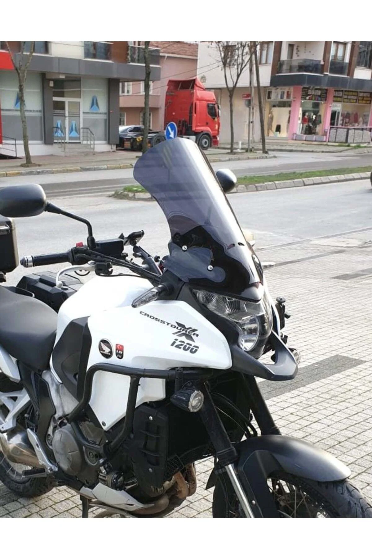Honda VFR 1200 Ön Cam 2012-2015 Model 50cm Siyah Renkli 4mm