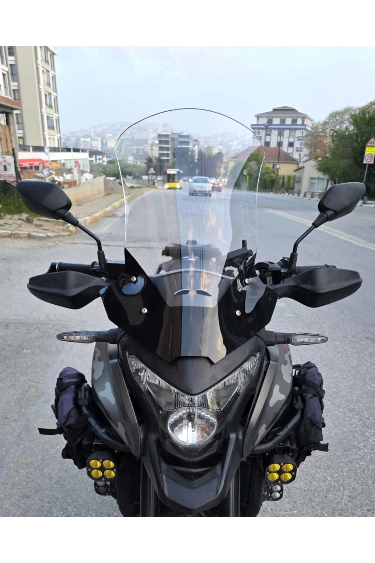Honda VFR 1200 Ön Cam 2012-2015 Model 58cm Şeffaf Renkli 4mm