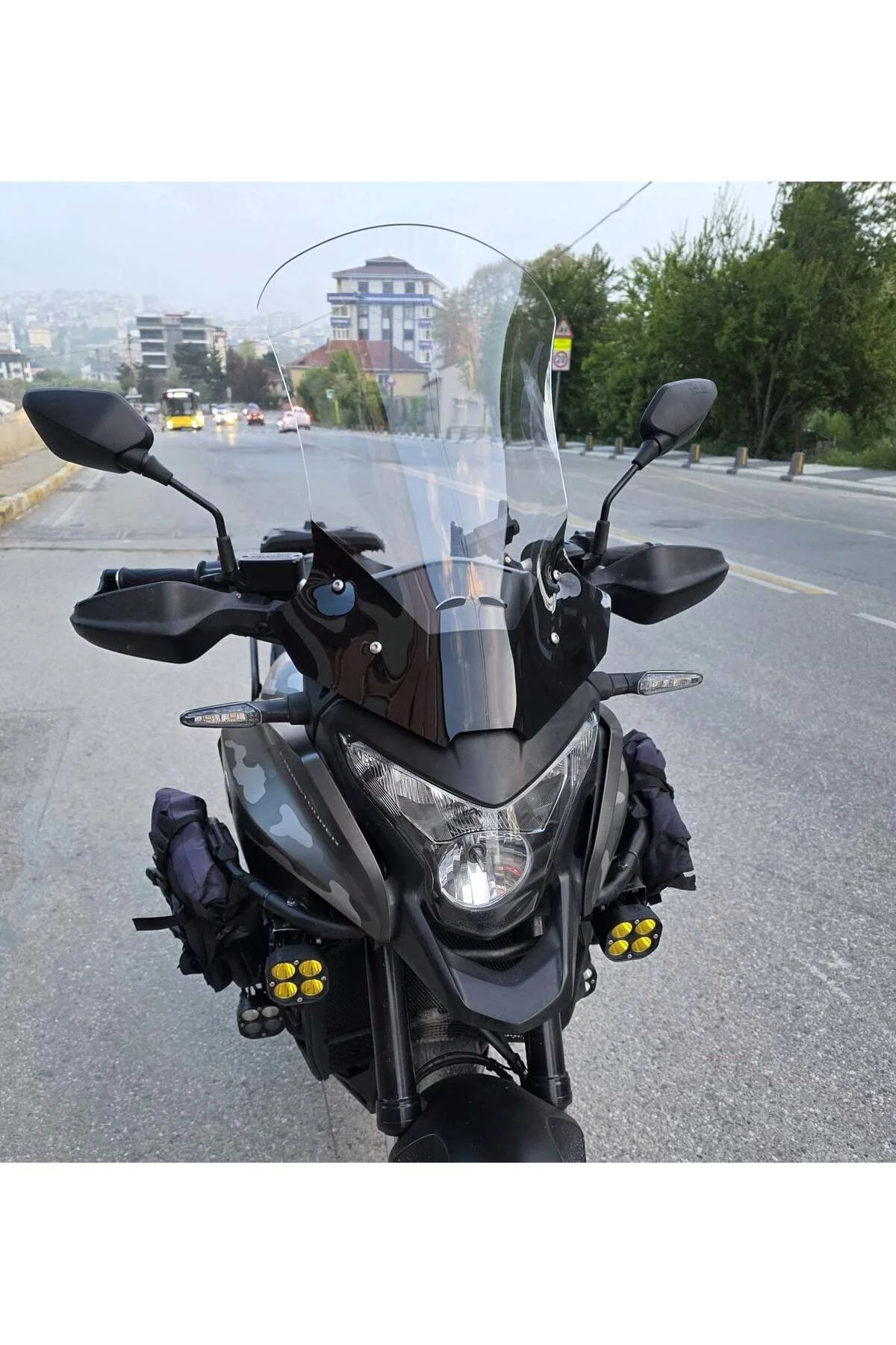 Honda VFR 1200 Ön Cam 2012-2015 Model 58cm Şeffaf Renkli 4mm