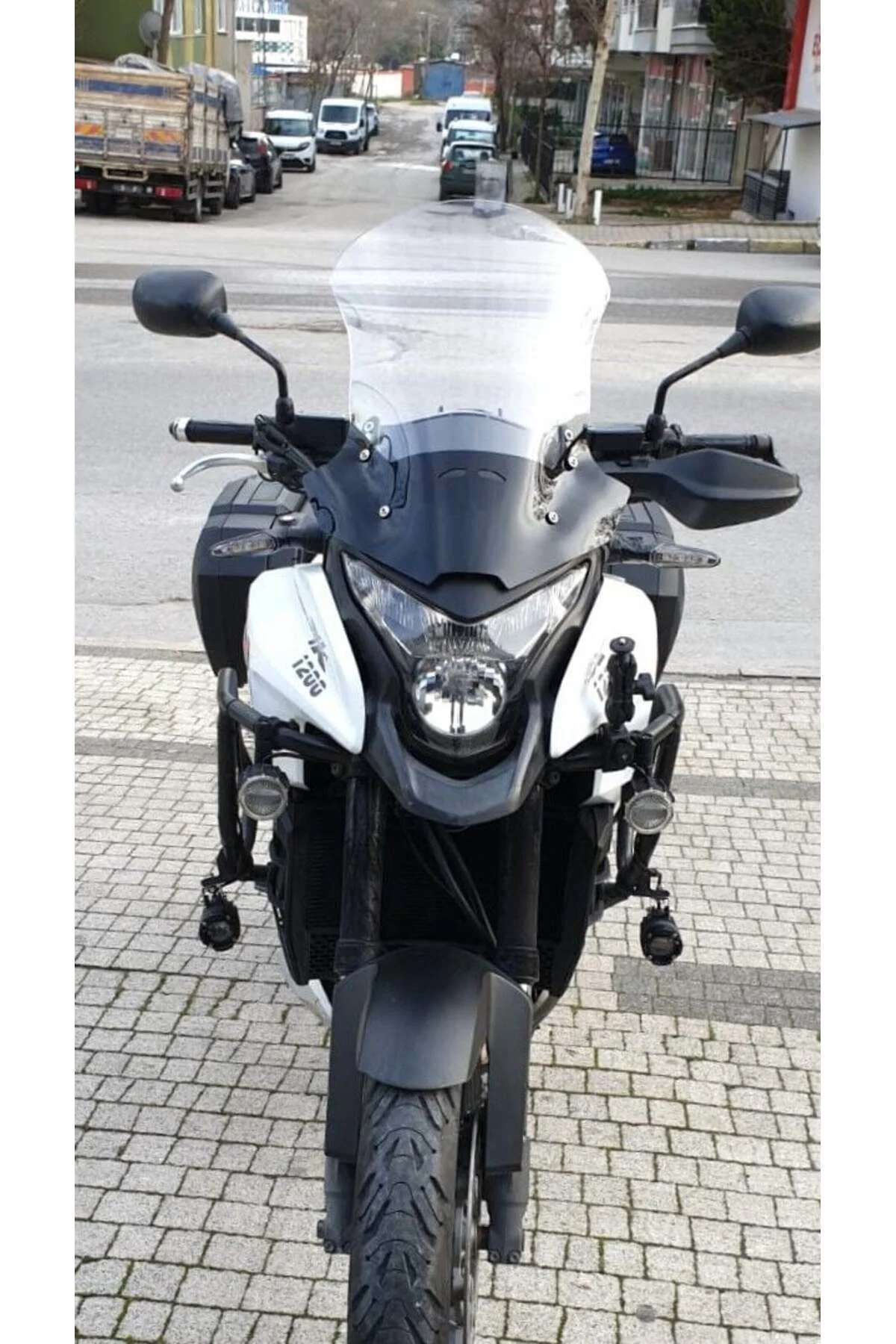 Honda VFR 1200 Ön Cam 2012-2015 Model 50cm Şeffaf Renkli 4mm