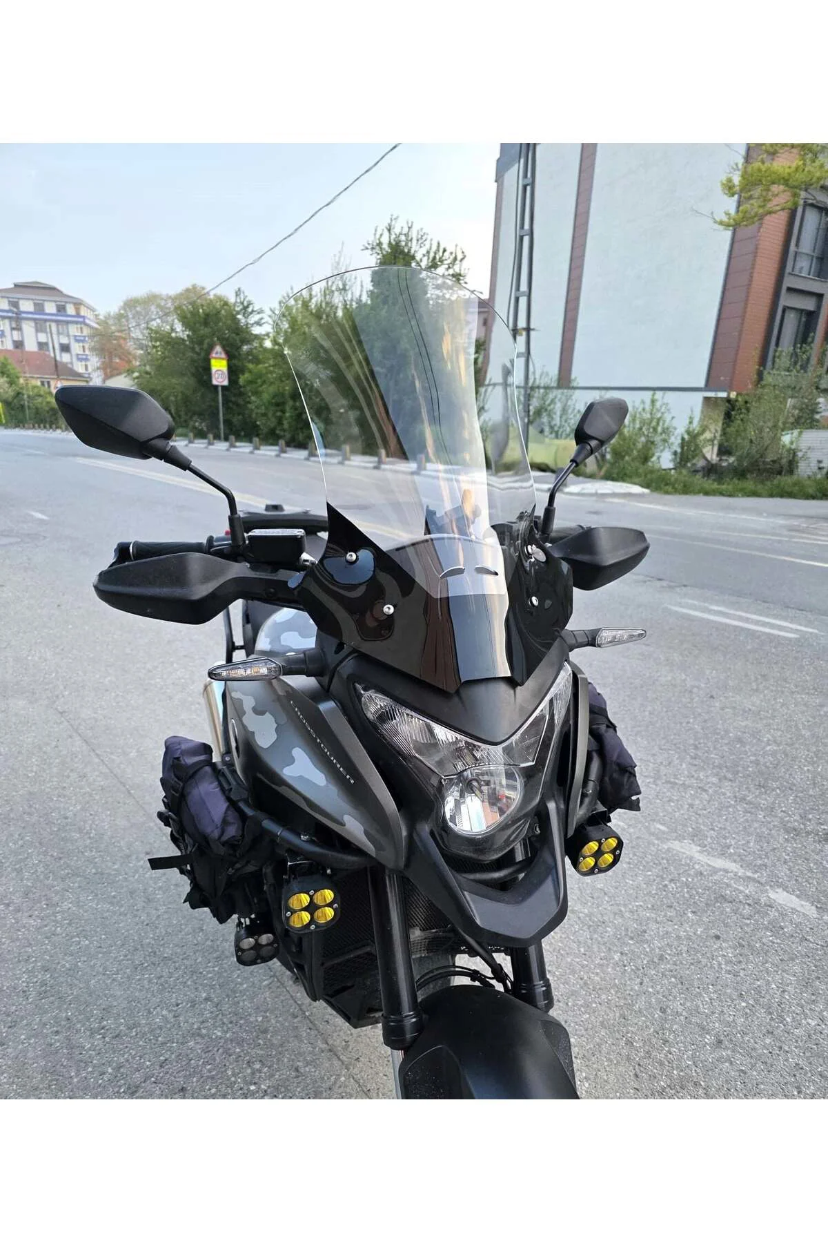 Honda VFR 1200 Ön Cam 2012-2015 Model 58cm Şeffaf Renkli 4mm