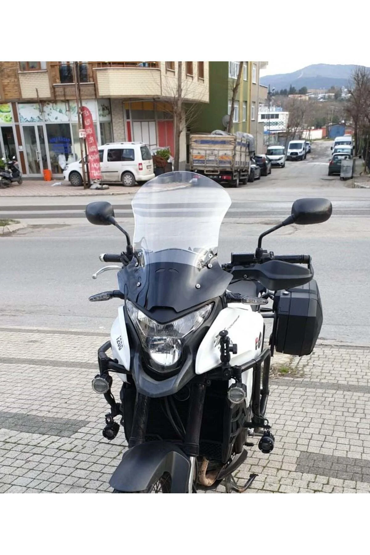 Honda VFR 1200 Ön Cam 2012-2015 Model 50cm Şeffaf Renkli 4mm