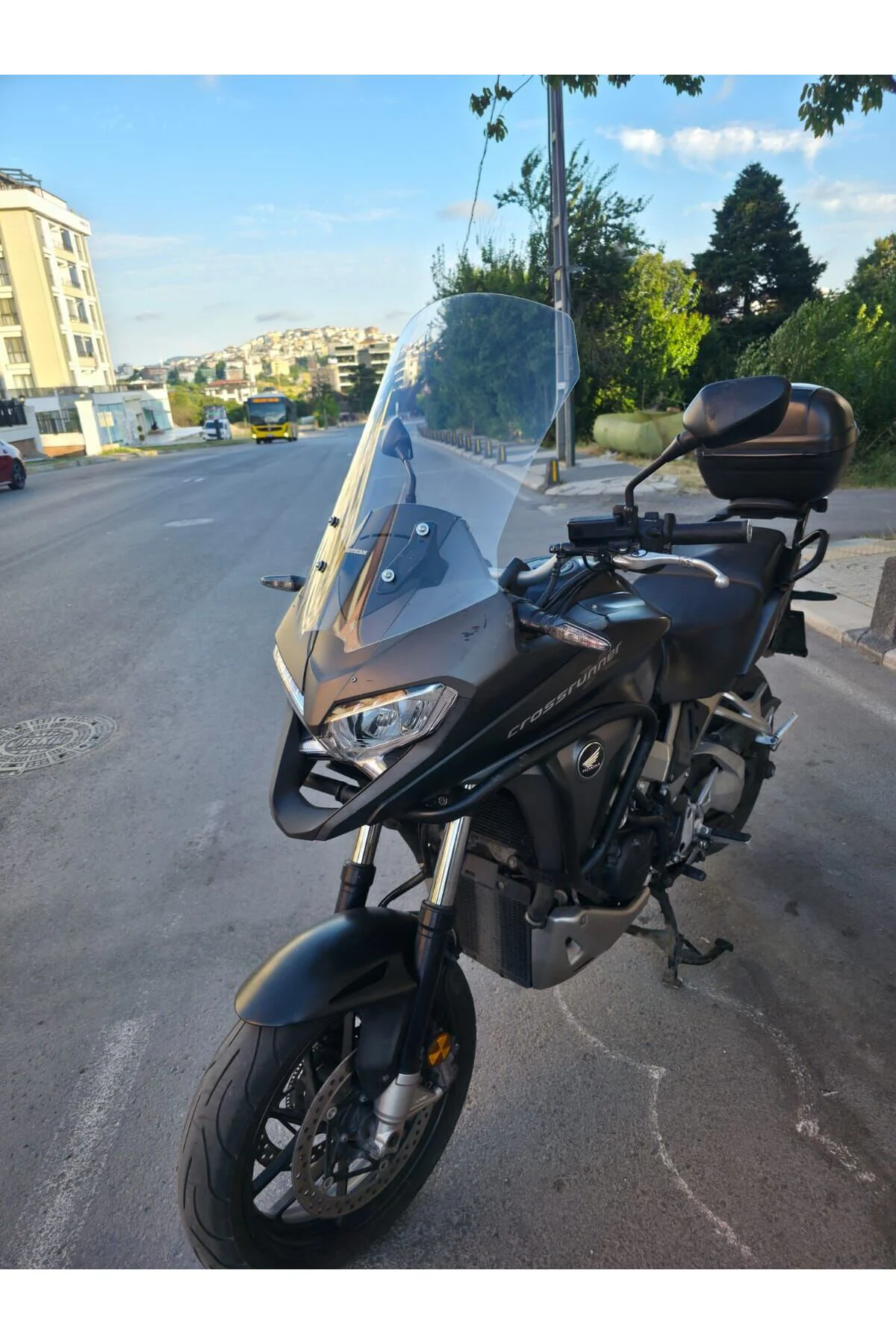 Honda VFR 800 Crosrunner Ön Cam 2015-2016 Model 56cm Şeffaf Renkli 4mm