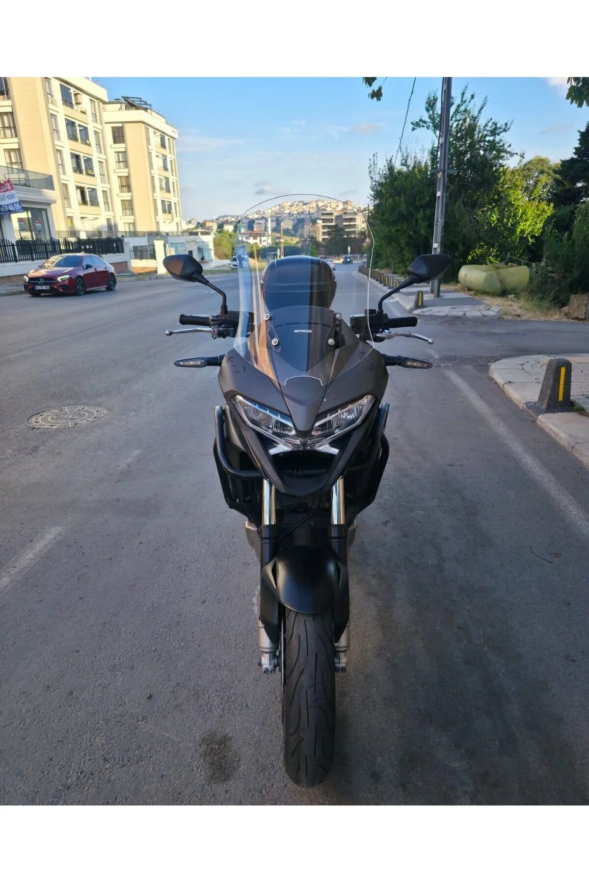 Honda VFR 800 Crosrunner Ön Cam 2015-2016 Model 56cm Şeffaf Renkli 4mm
