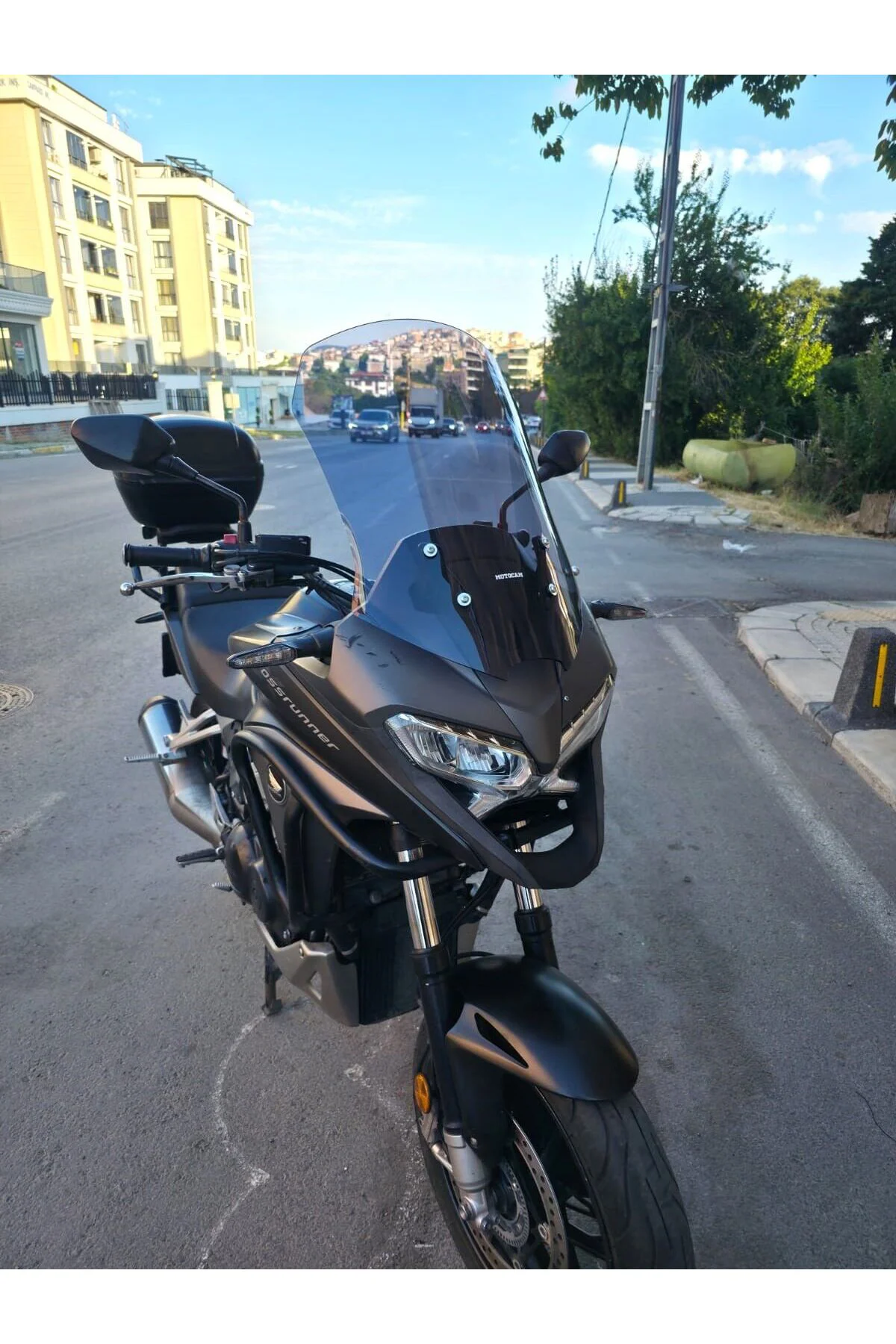 Honda VFR 800 Crosrunner Ön Cam 2015-2016 Model 56cm Füme Renkli 4mm