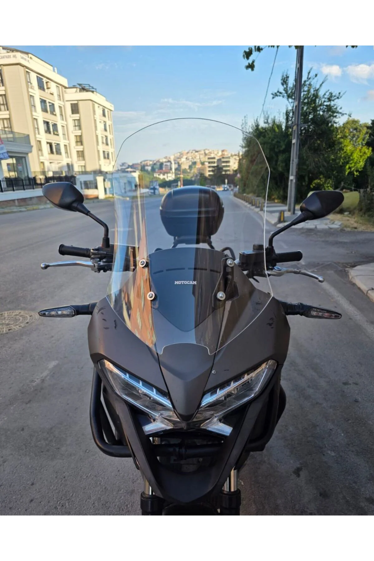 Honda VFR 800 Crosrunner Ön Cam 2015-2016 Model 56cm Şeffaf Renkli 4mm
