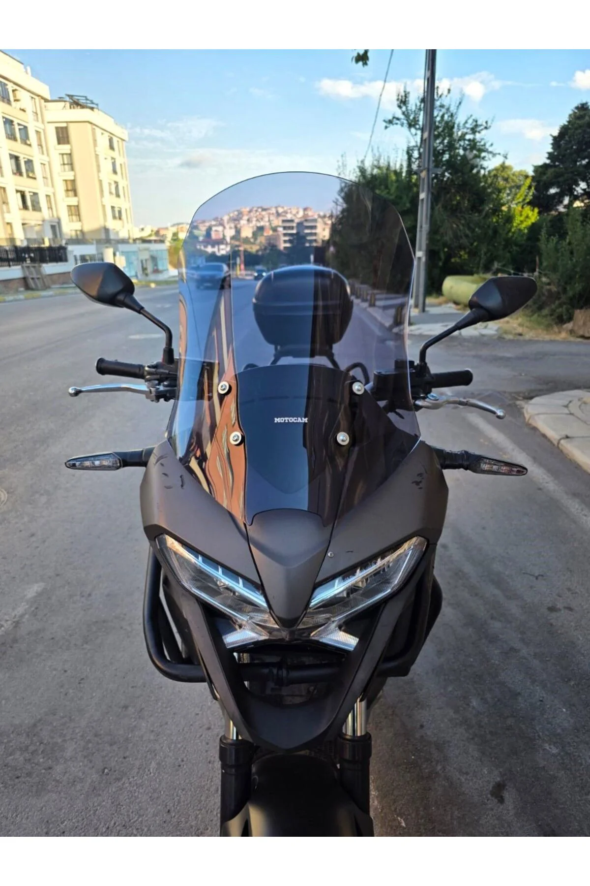 Honda VFR 800 Crosrunner Ön Cam 2015-2016 Model 56cm Füme Renkli 4mm