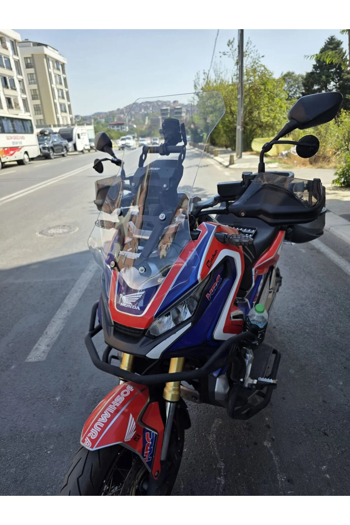 Honda X-ADV 750 Ön Cam 2017-2020 Model 70cm Şeffaf Renkli 4mm UZUN