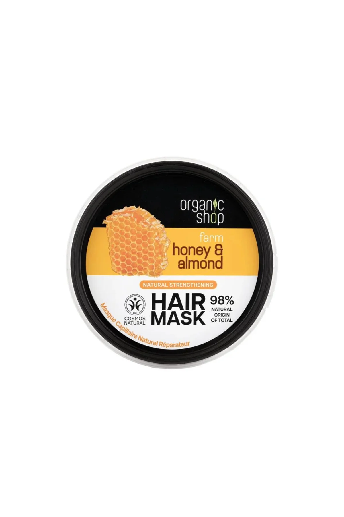 Honey & Almond Bal ve Badem Yağlı Güçlendirici Organik Şampuan Saç Kremi Maske Saç Bakım Seti