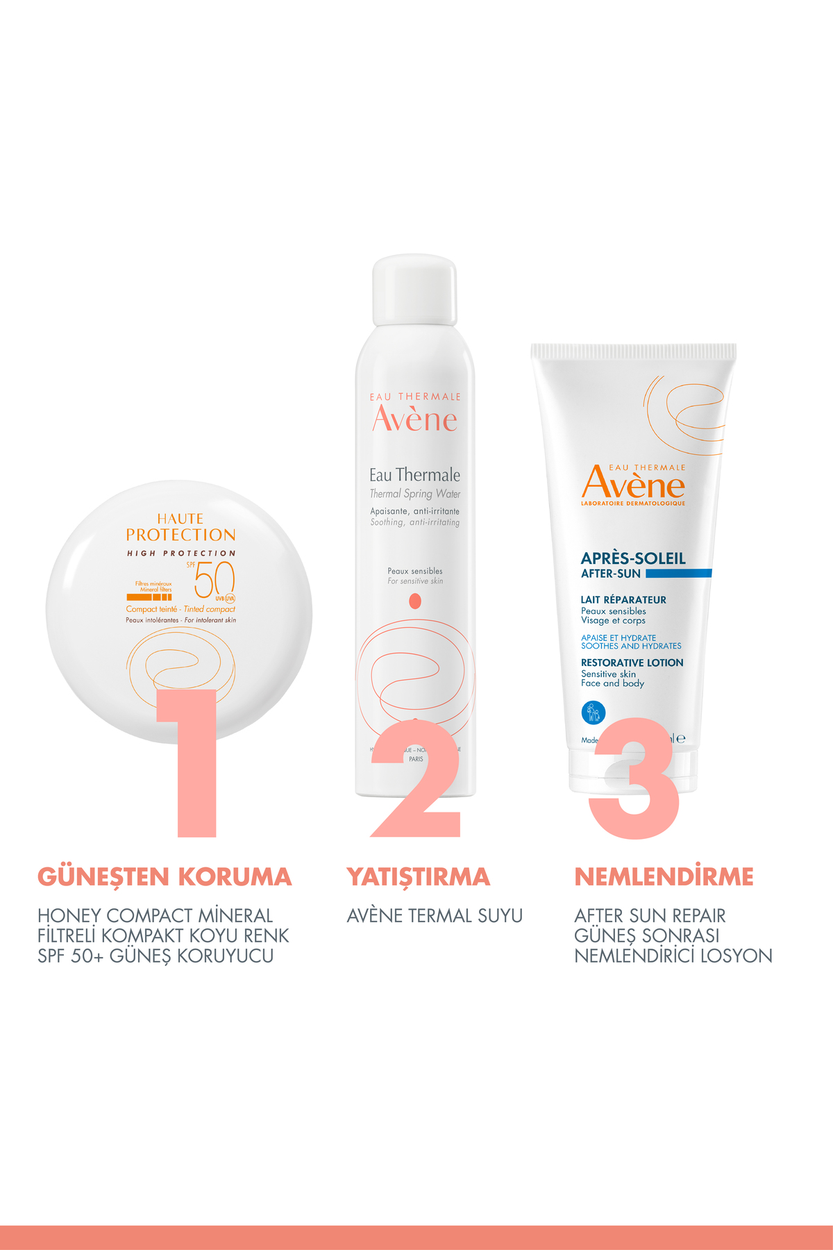 Avene Honey Compact Mineral Filtreli Koyu Renkli Spf 50+ Cilt Tonu Eşit