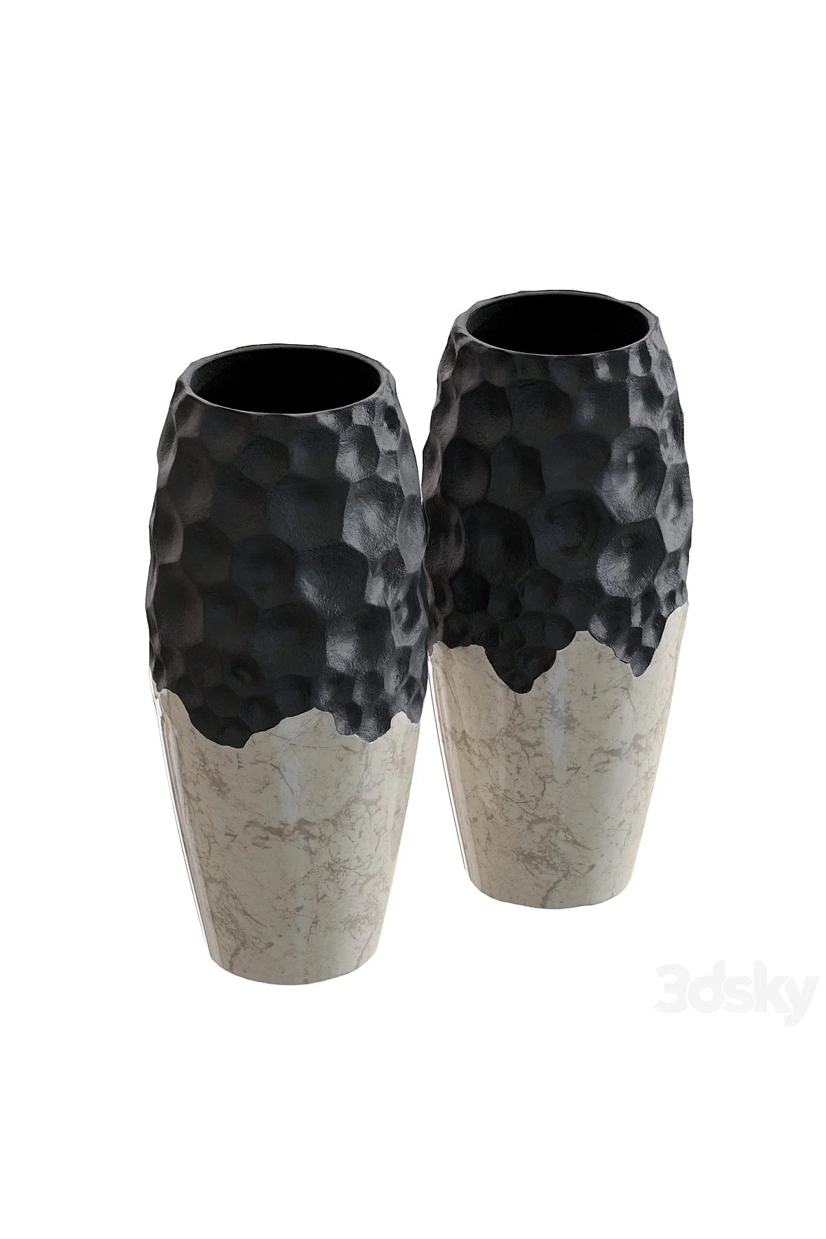 Honeycomb Geometrik Vazo Büyük Boy 25 CM Sert Plastik 2'li Dekoratif Modern Vazo Fiyatı, Yorumları ve Özellikleri