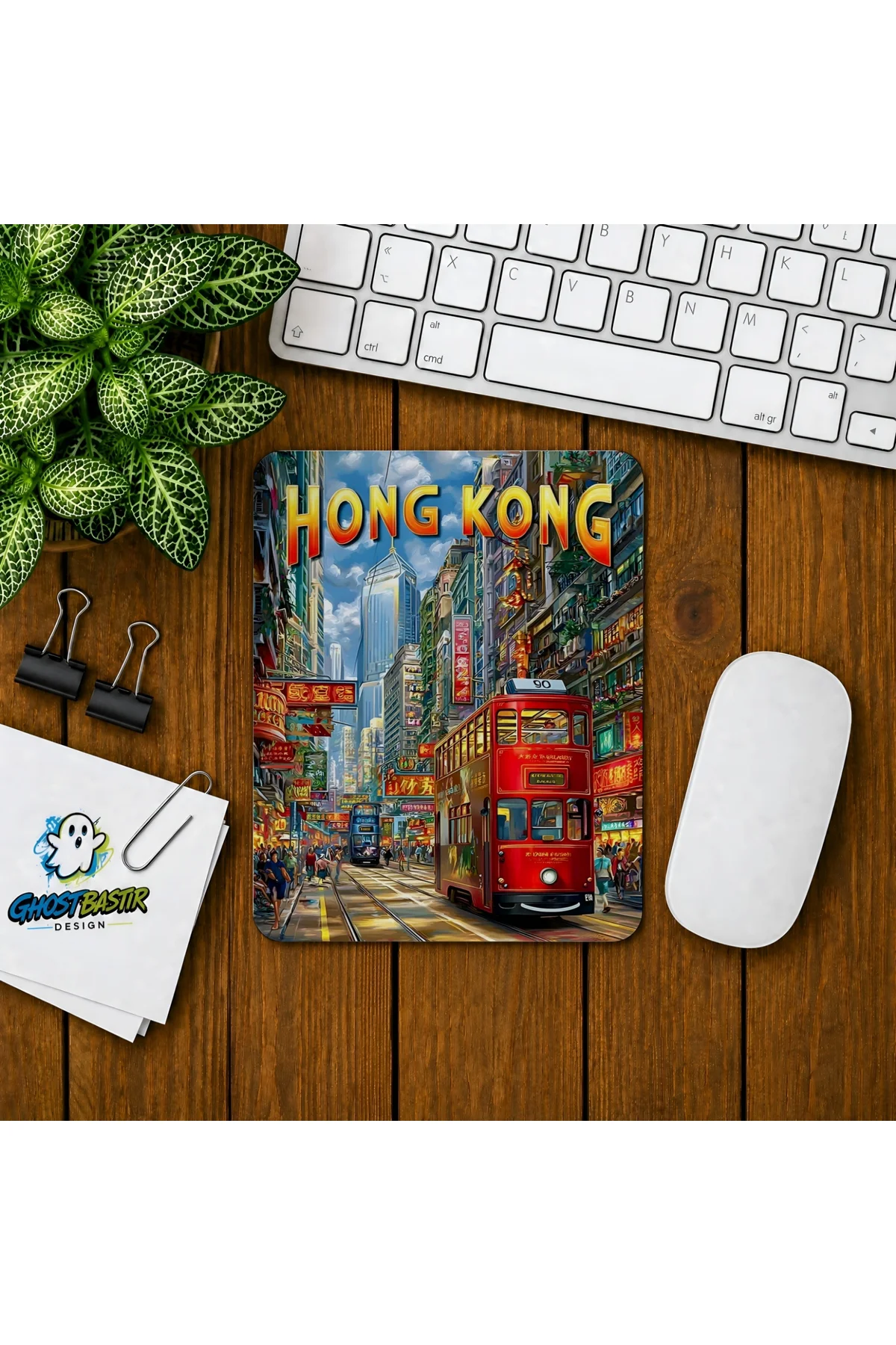 Hong Kong Baskılı Oyuncu Mousepad 0102