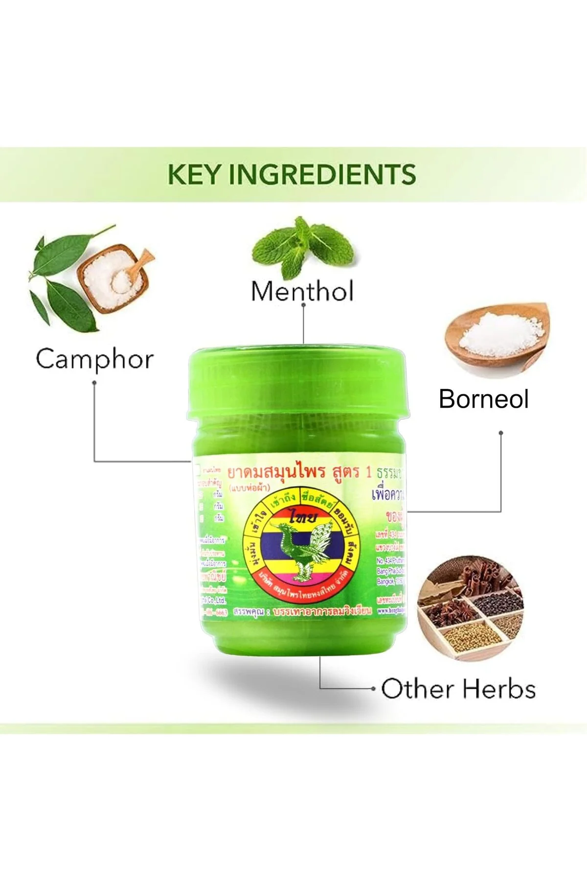 HONG THAI Yeni Bitkisel İnhaler Formula 1 Yeşil Paket 1 HONG THAI Yeni Bitkisel İnhaler Formula 1 Yeşil Paket 1 - Görsel 4