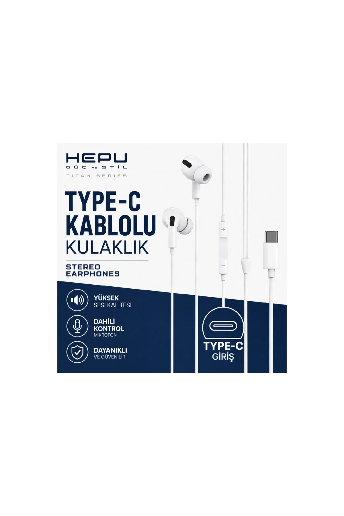 Honor 200 İle Uyumlu Silikonlu Type C Titan Serisi Kablolu Kulaklık 1.2M Süper Bass Tk-01 Fiyatı, Yorumları ve Özellikleri