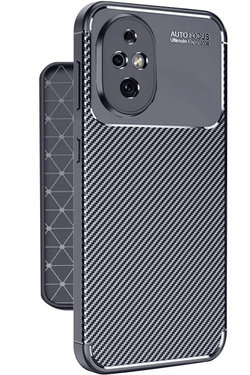 Honor 200 Kılıf Auto Focus Karbon Kapak - Lacivert