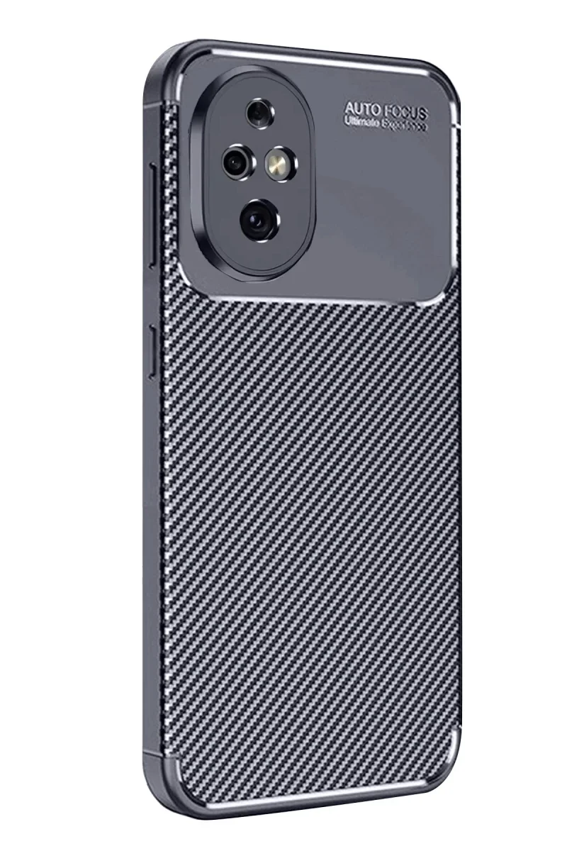 Honor 200 Kılıf Auto Focus Karbon Kapak - Lacivert