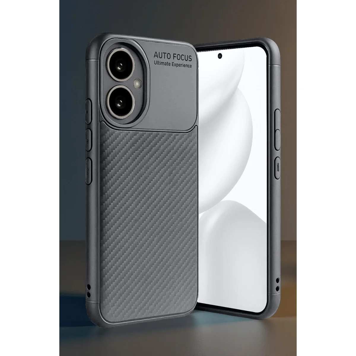 Honor 400 Kılıf Auto Focus Karbon Kapak - Gri