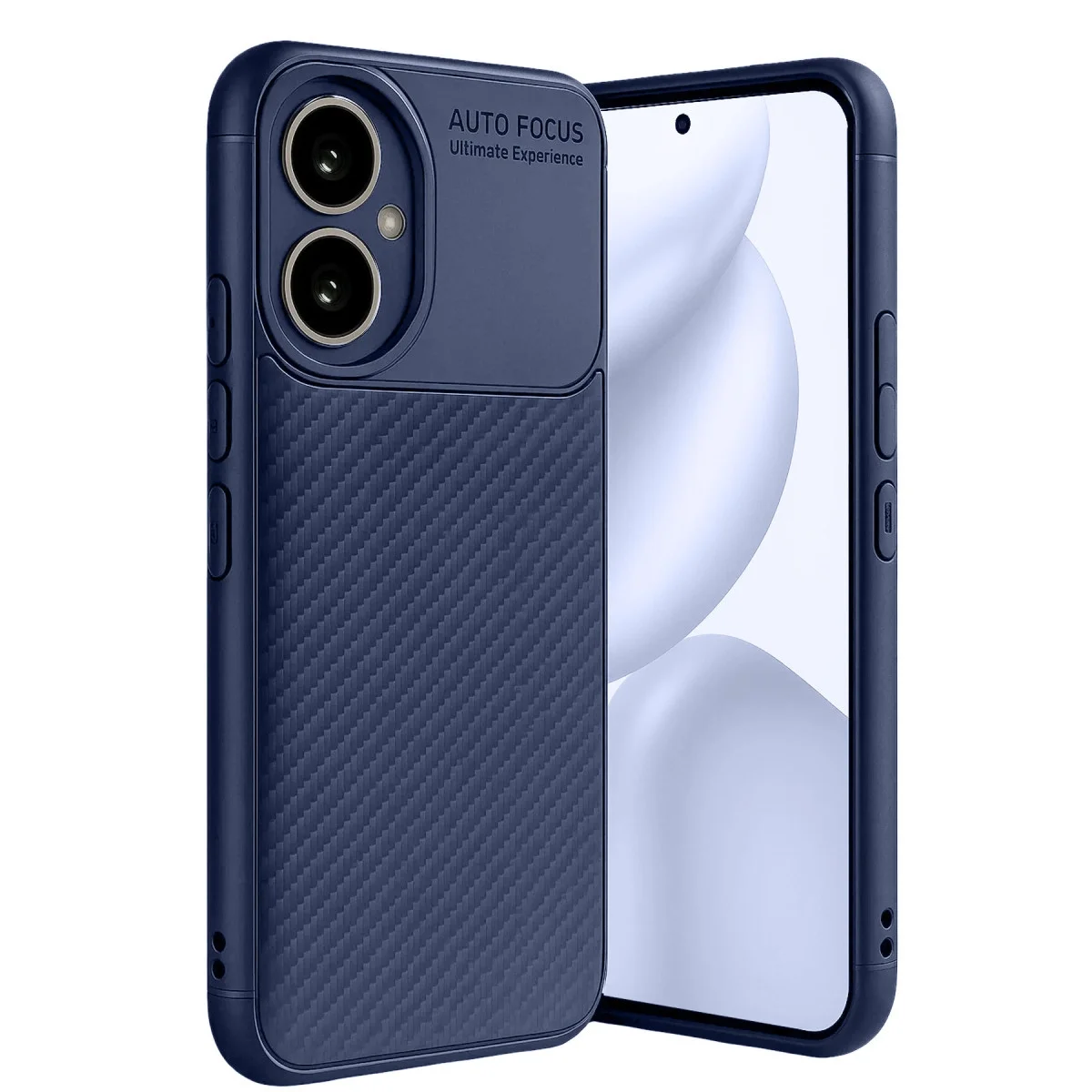 Honor 400 Kılıf Auto Focus Karbon Kapak - Lacivert