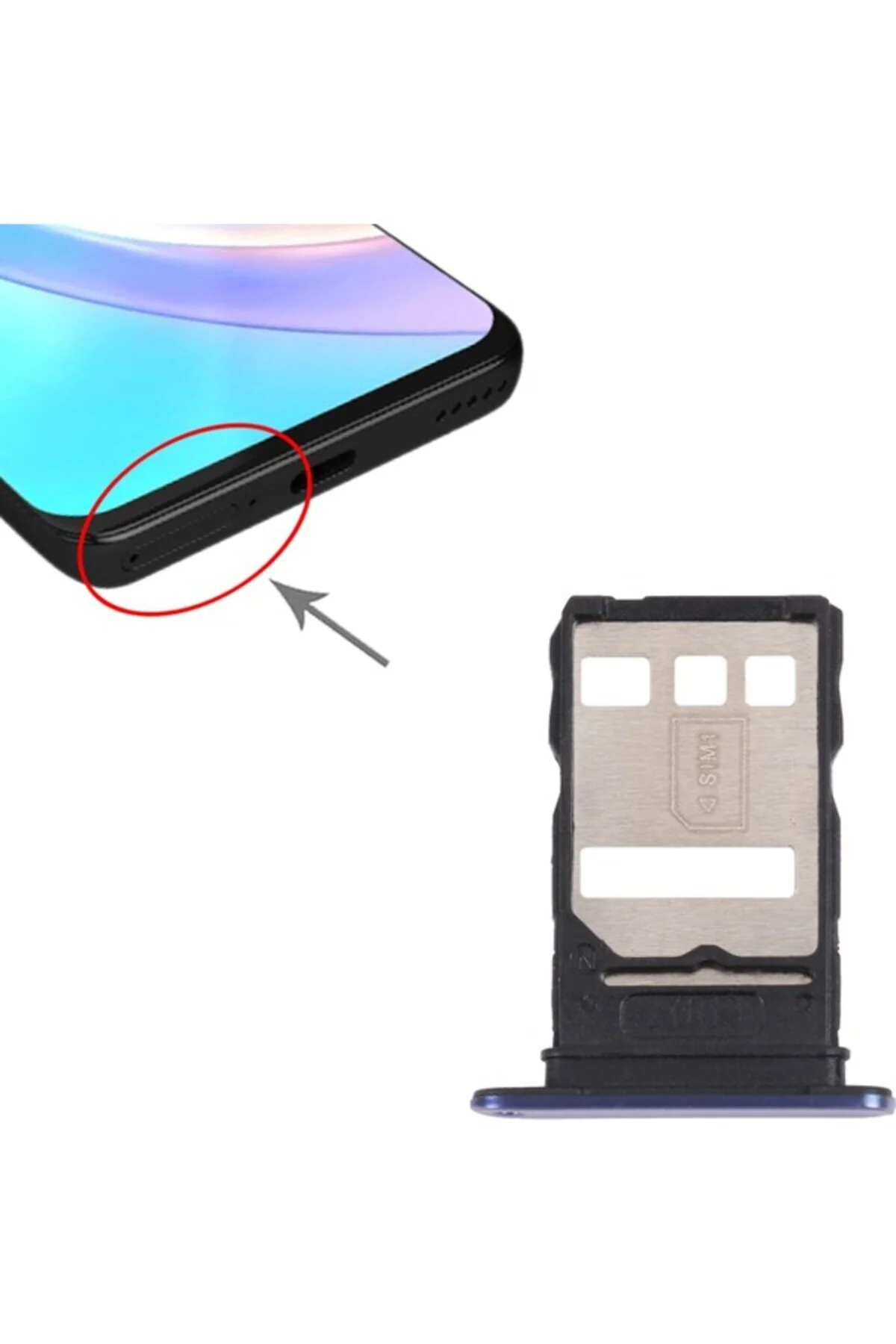 Honor 50 Için Sım + Mikro Sd Kart Tepsisi